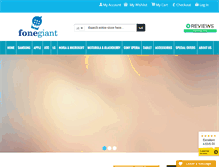 Tablet Screenshot of fonegiant.com